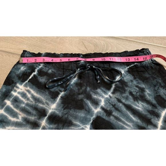 Hard Tail Forever Womens Size MEDIUM M Linen Pants Pockets Crop TIE DYE - Picture 4 of 10